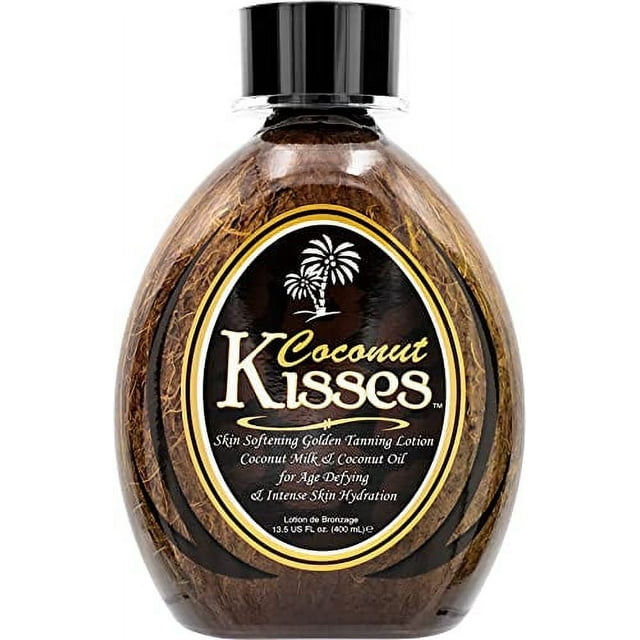 Ed Hardy Coconut Kisses Golden Tanning Lotion Cruelty Free, Gluten Free, Mineral Oil Free, DHA Free for All skin type,13.5 oz